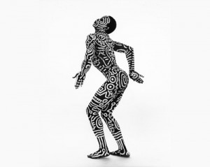 Bill T. Jones Body Painting with Keith Haring